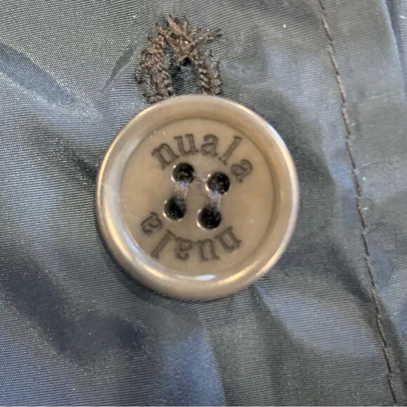 Nuala x Puma Lightweight Raincoat Trench Coat Blue Size Large - Picture 8 of 13